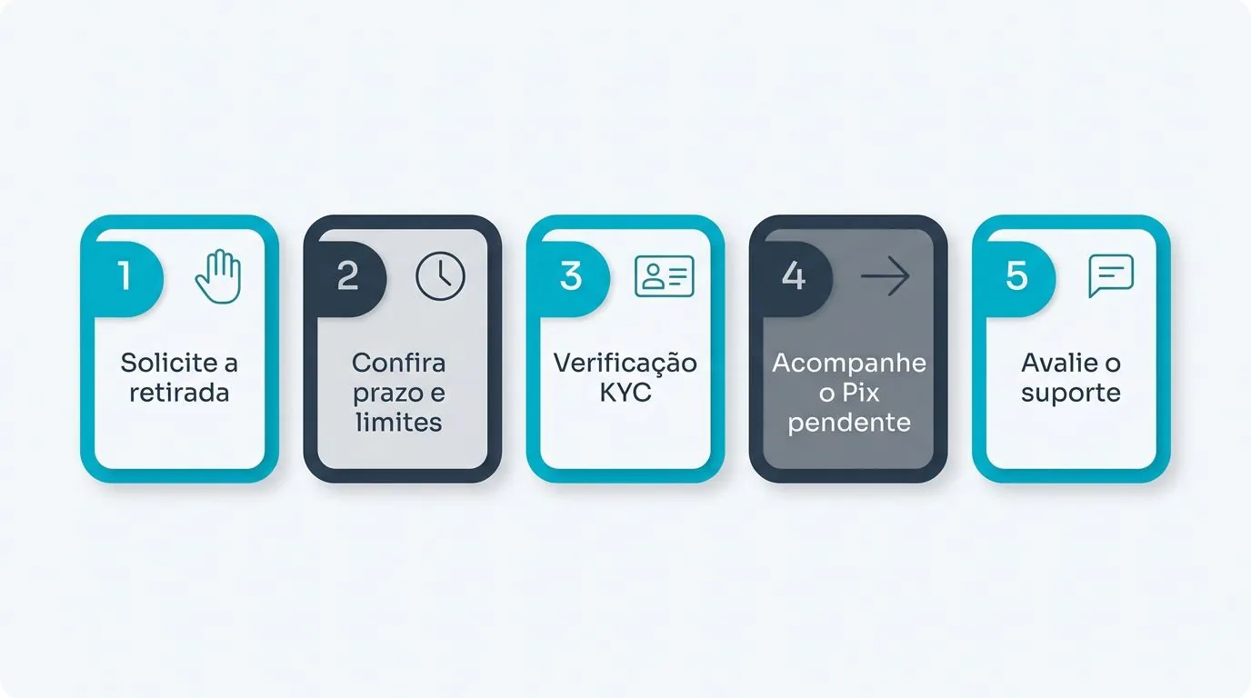 Depósitos e saques por Pix em BRL